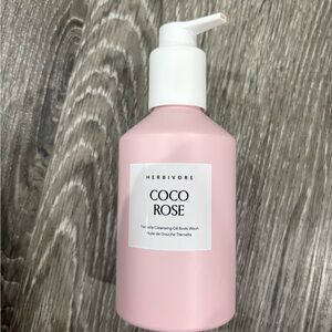 Herbivore Botanicals Coco Rose Body Wash - Pink & White Pump Bottle